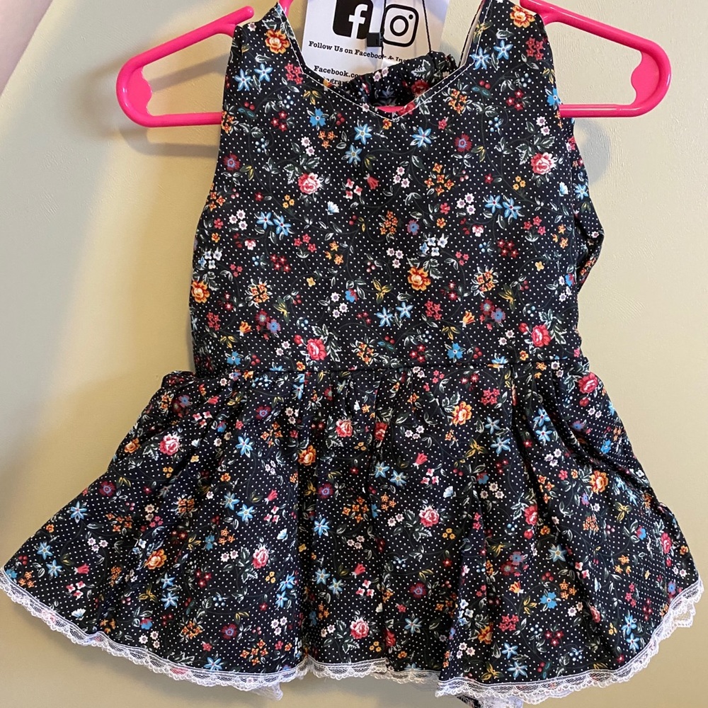 Handmade, vintage style sleeveless Dolly dress